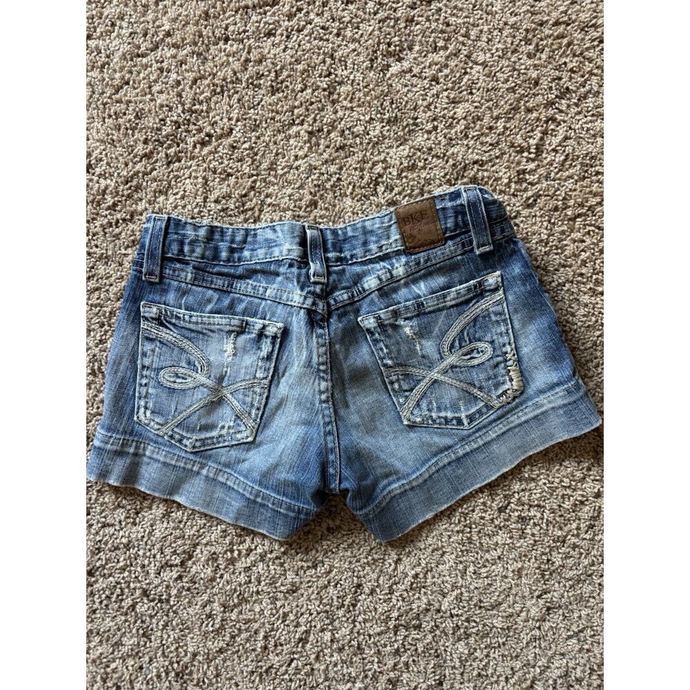 BKE Denium Shorts Size 25 Shorty Shorts Vintage Style #10110 - Picture 2 of 5